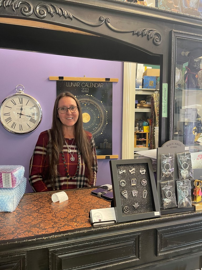 Photo of Lynne Rogers Owner of Cauldron of Wellbeing Penrith Shop 1/474 High St Penrith ph 0411 367 362